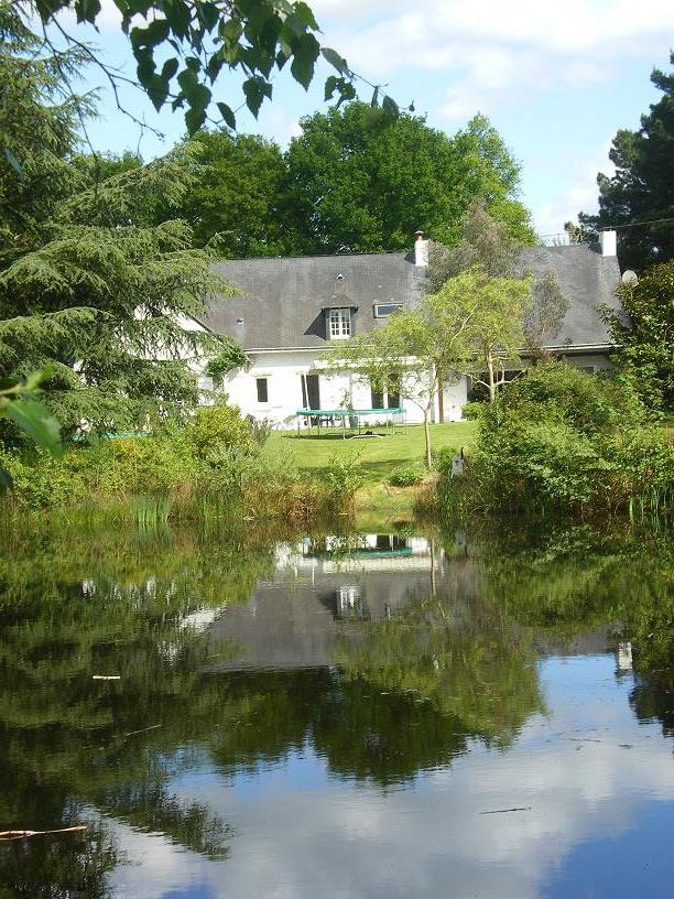 L`ecrin vert de Suce sur erdre vue de l`etang